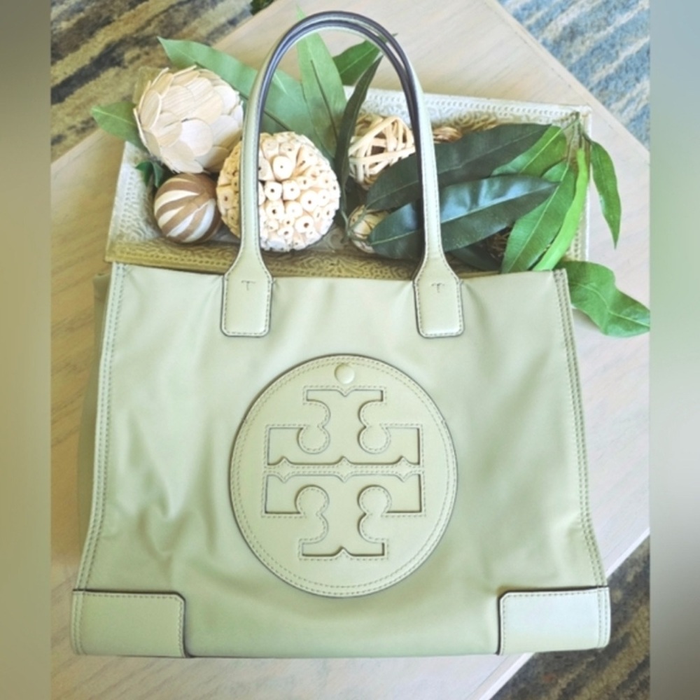 Tory Burch Ella Mint Green Tote
